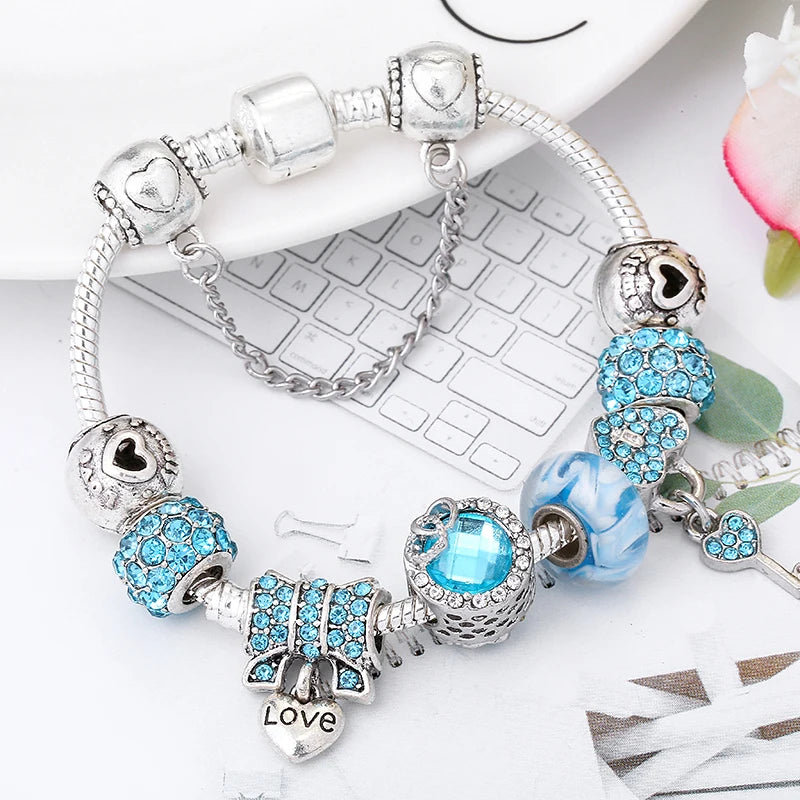 Pandora-style charm bracelet