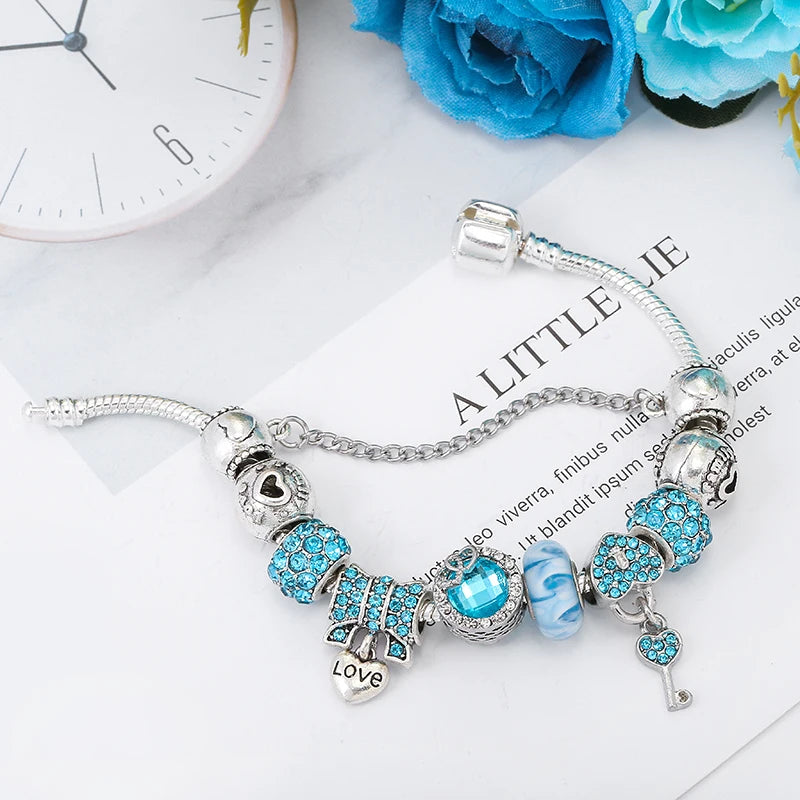 Pandora-style charm bracelet