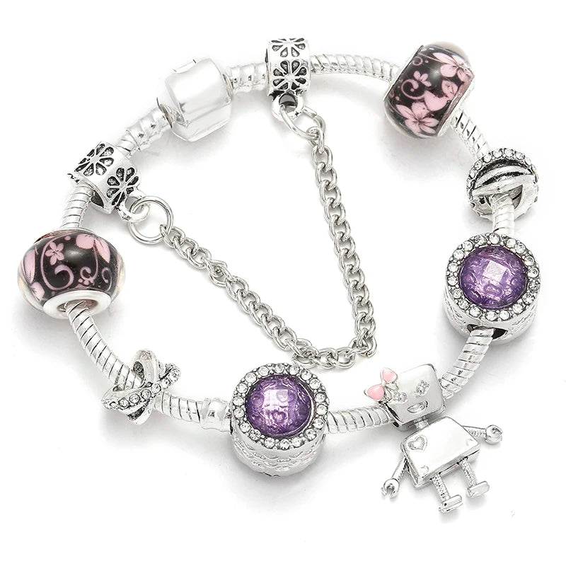 Pandora-style charm bracelet