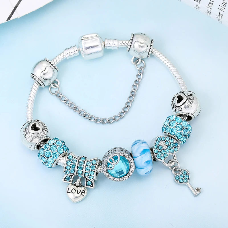 Pandora-style charm bracelet