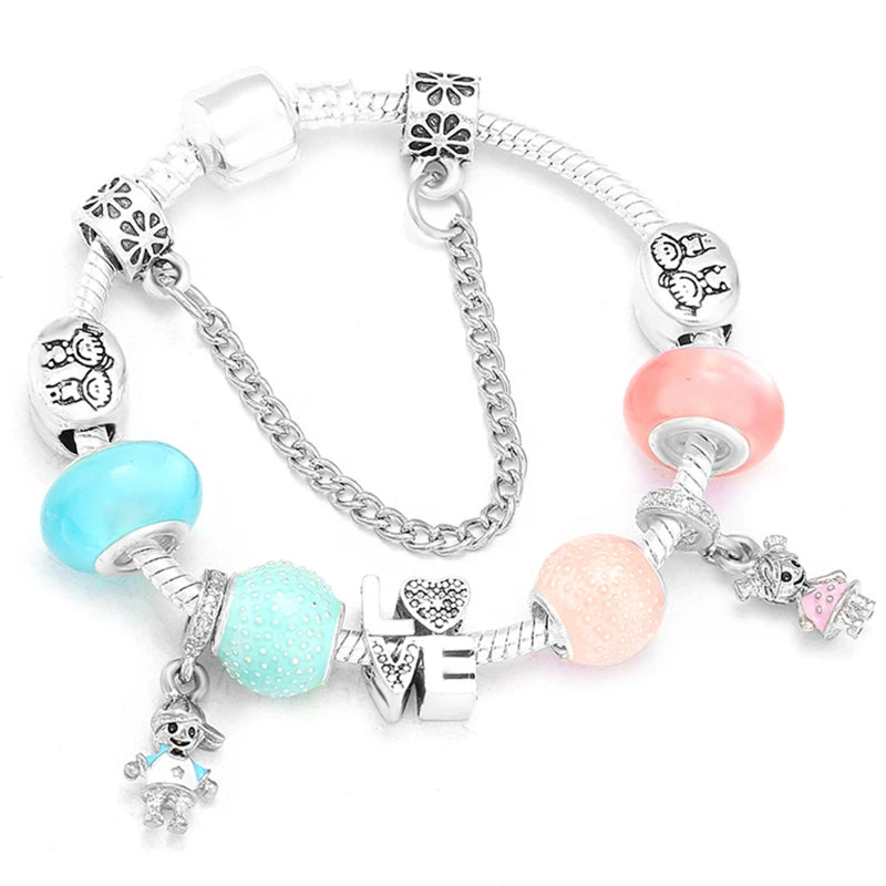 Pandora-style charm bracelet