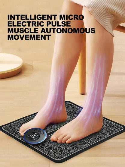 Rechargeable EMS Electric Foot Massager Pad