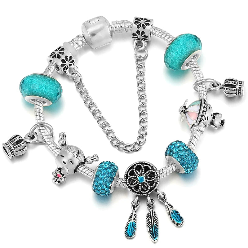 Pandora-style charm bracelet