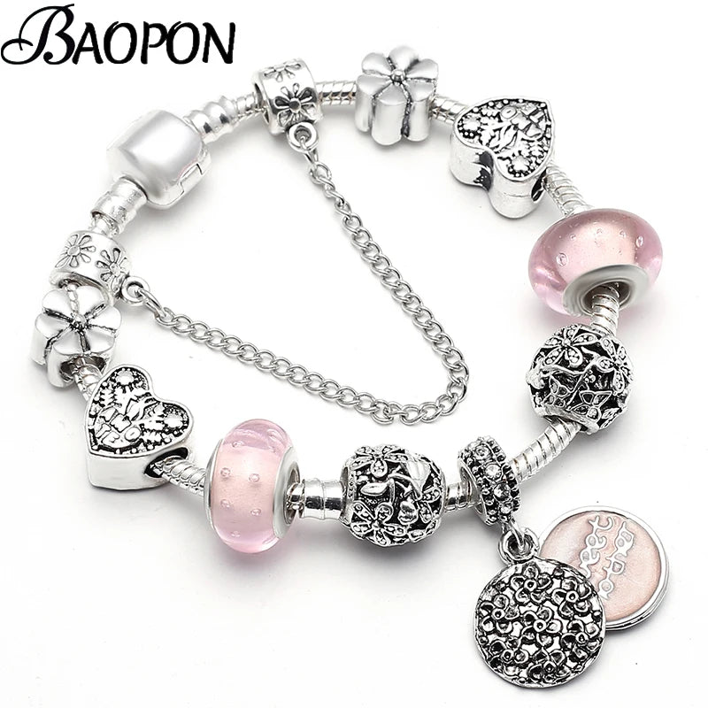 Pandora-style charm bracelet
