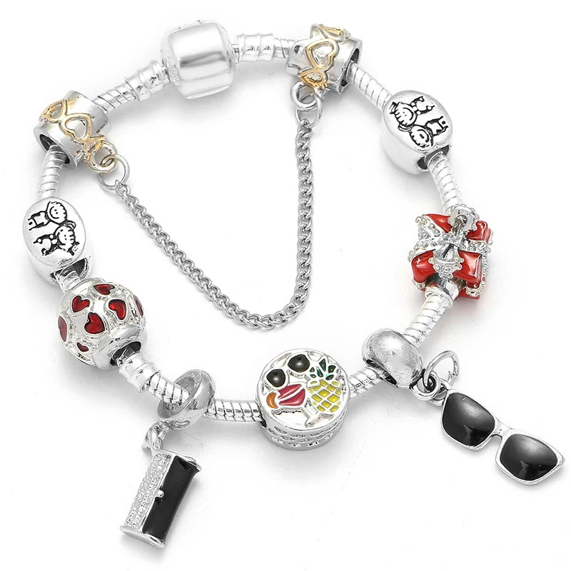 Pandora-style charm bracelet