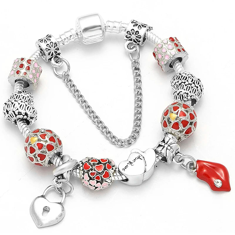 Pandora-style charm bracelet