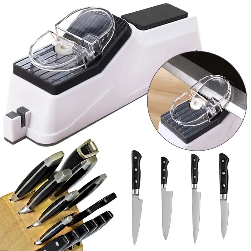 Electric Knife Sharpener with Precision Grinding