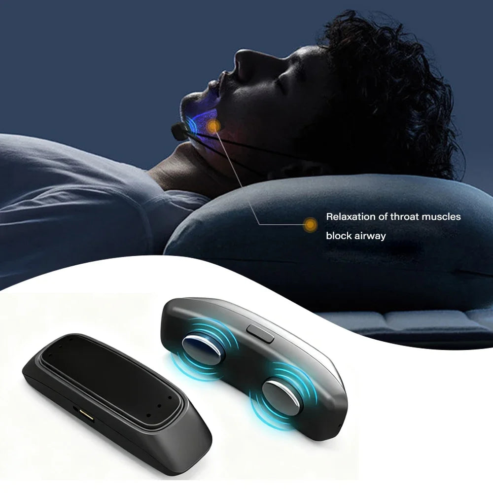 Smart EMS Anti-Snoring Sleep Aid Device