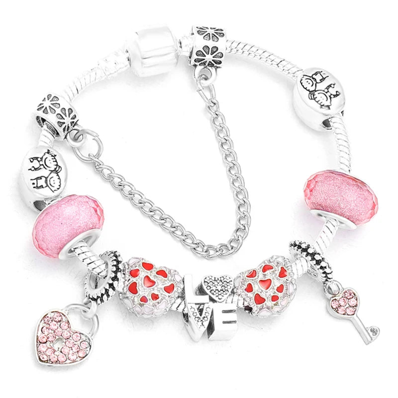 Pandora-style charm bracelet